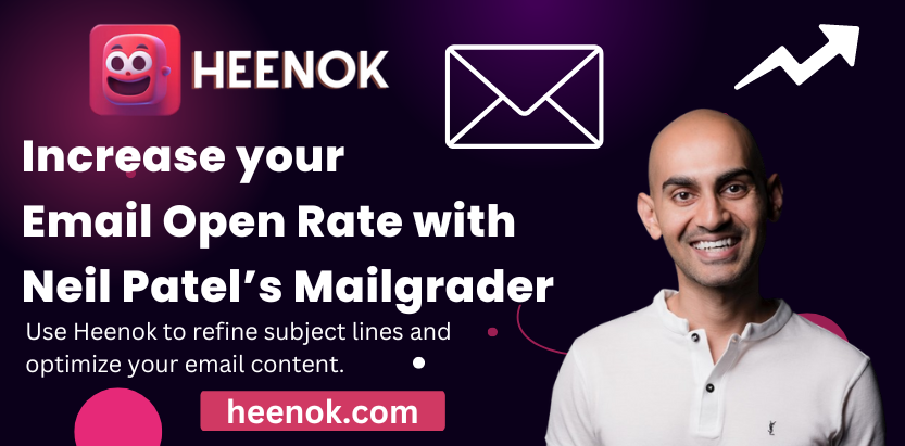 Increase your email open rate with this Mailgrader tool by Neil Patel